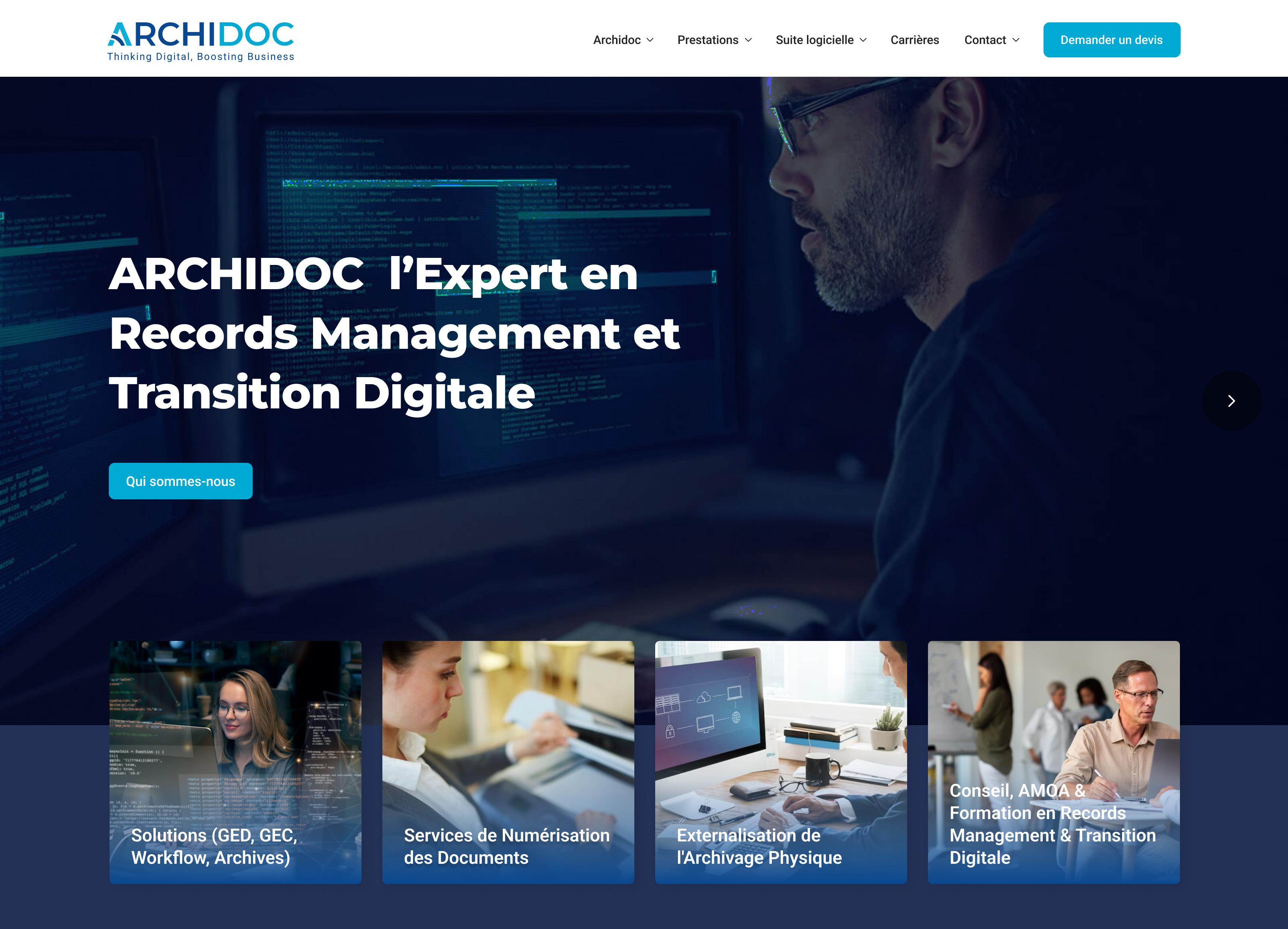 Projet archidoc — aperçu