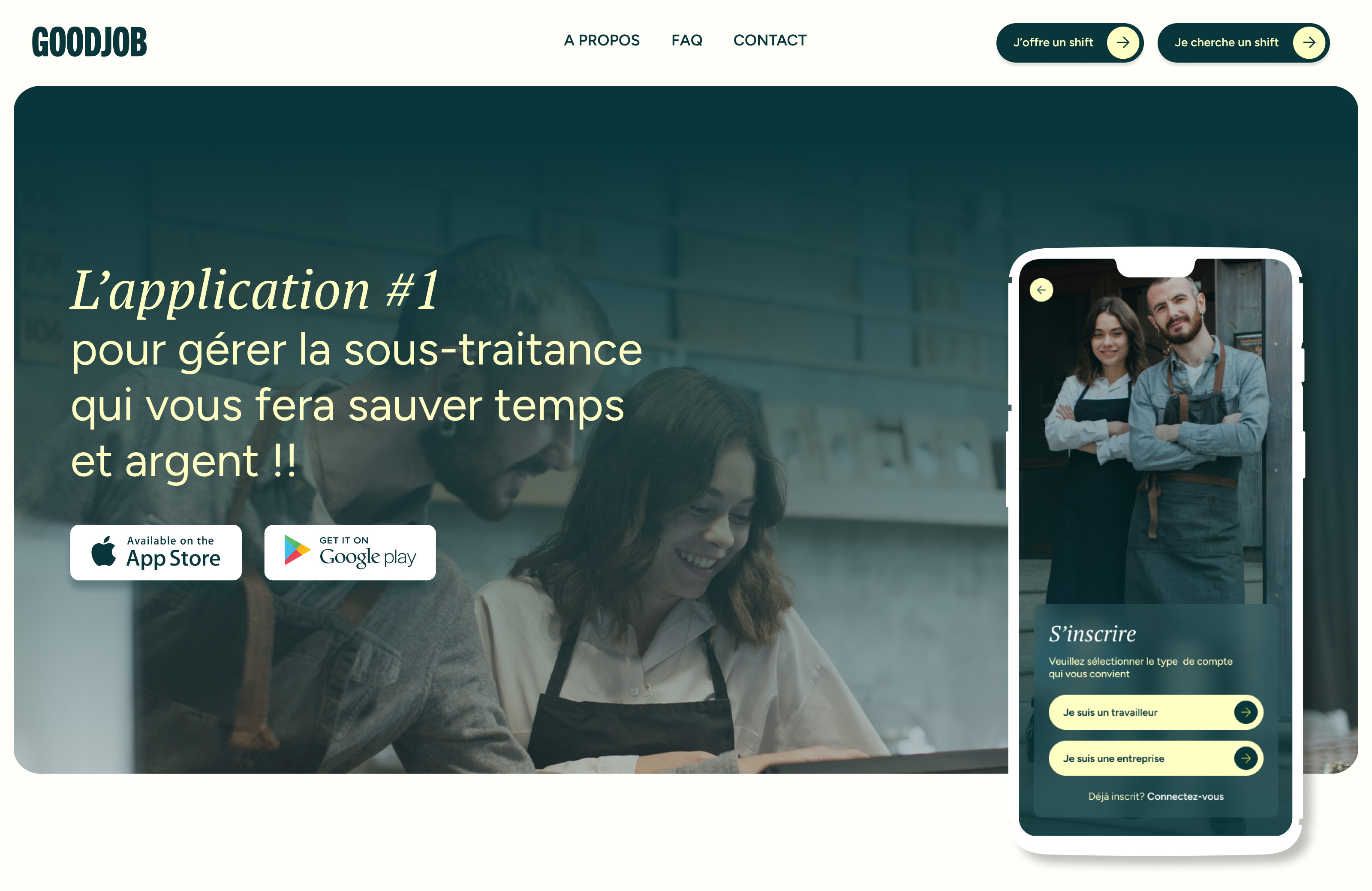 Projet Goodjob — aperçu